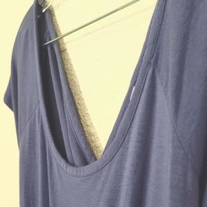 🌸 Purple Open Back Dress